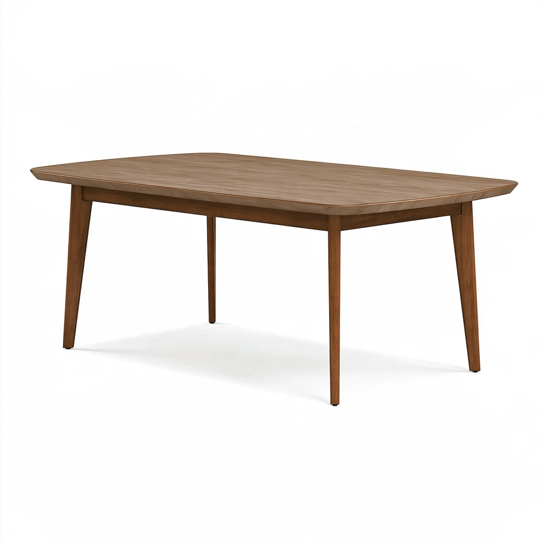 Tavolo da pranzo 180x90 cm in legno marrone - stile moderno